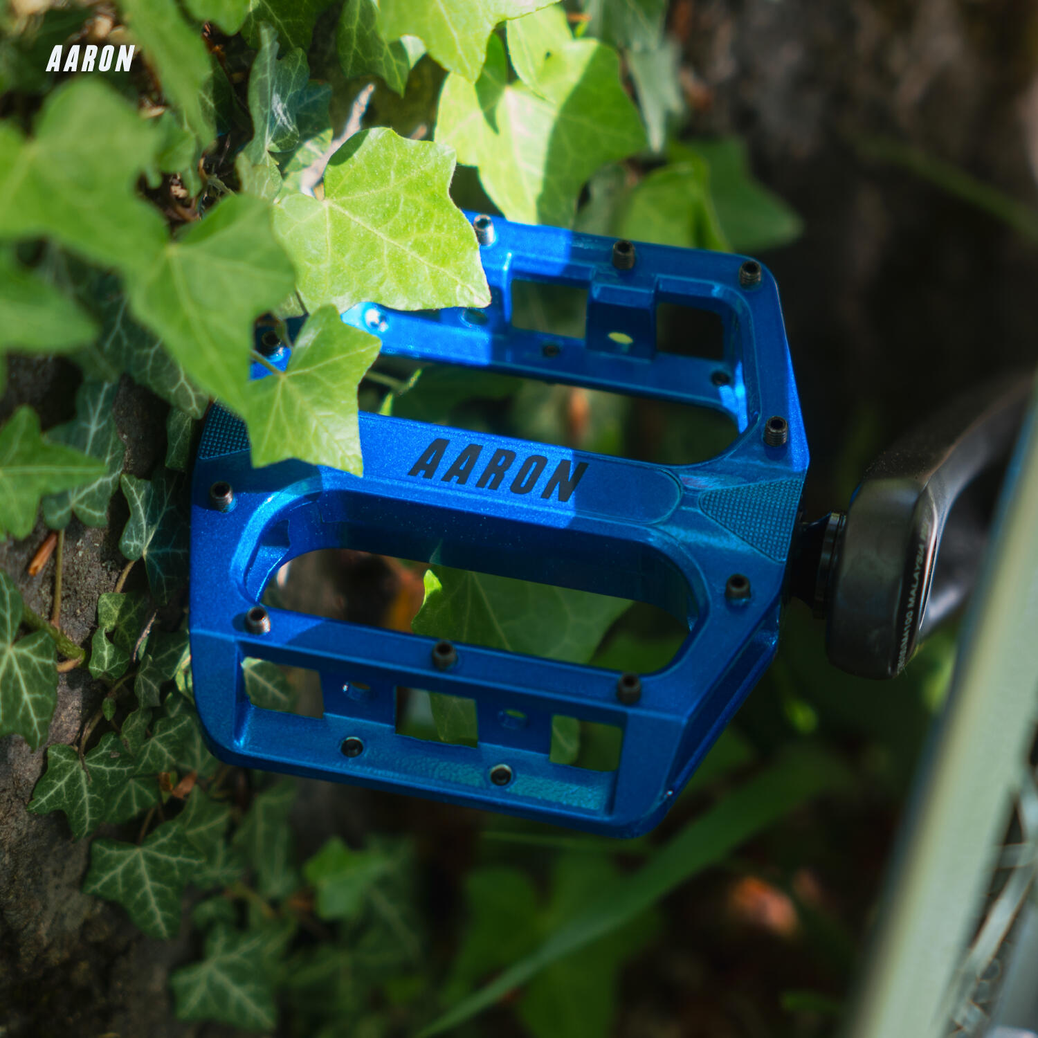Rock MTB Pedale Aluminium, CroMo-Achse, 11 Pins - Blau 7/7