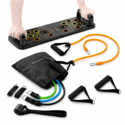 Pack planche de pompes et bandes de résistance avec accessoires InnovaGoods
