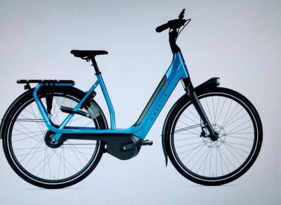 Gazelle avignon hmb belt demo, blauw - framemaat 53 cm