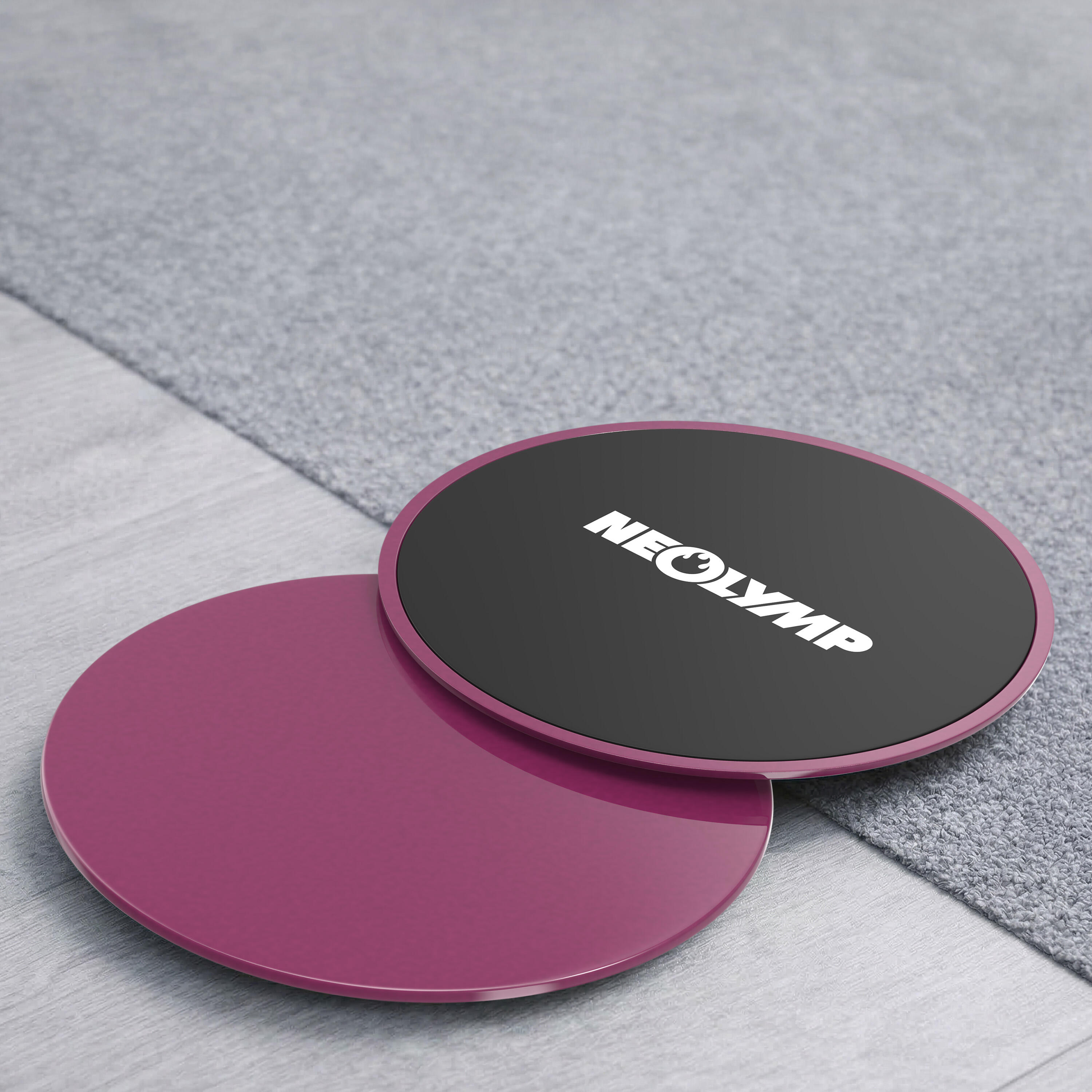 Pilates Slider Set mit doppelseitigen Gleitscheiben für Core und Ganzkörper 2/7