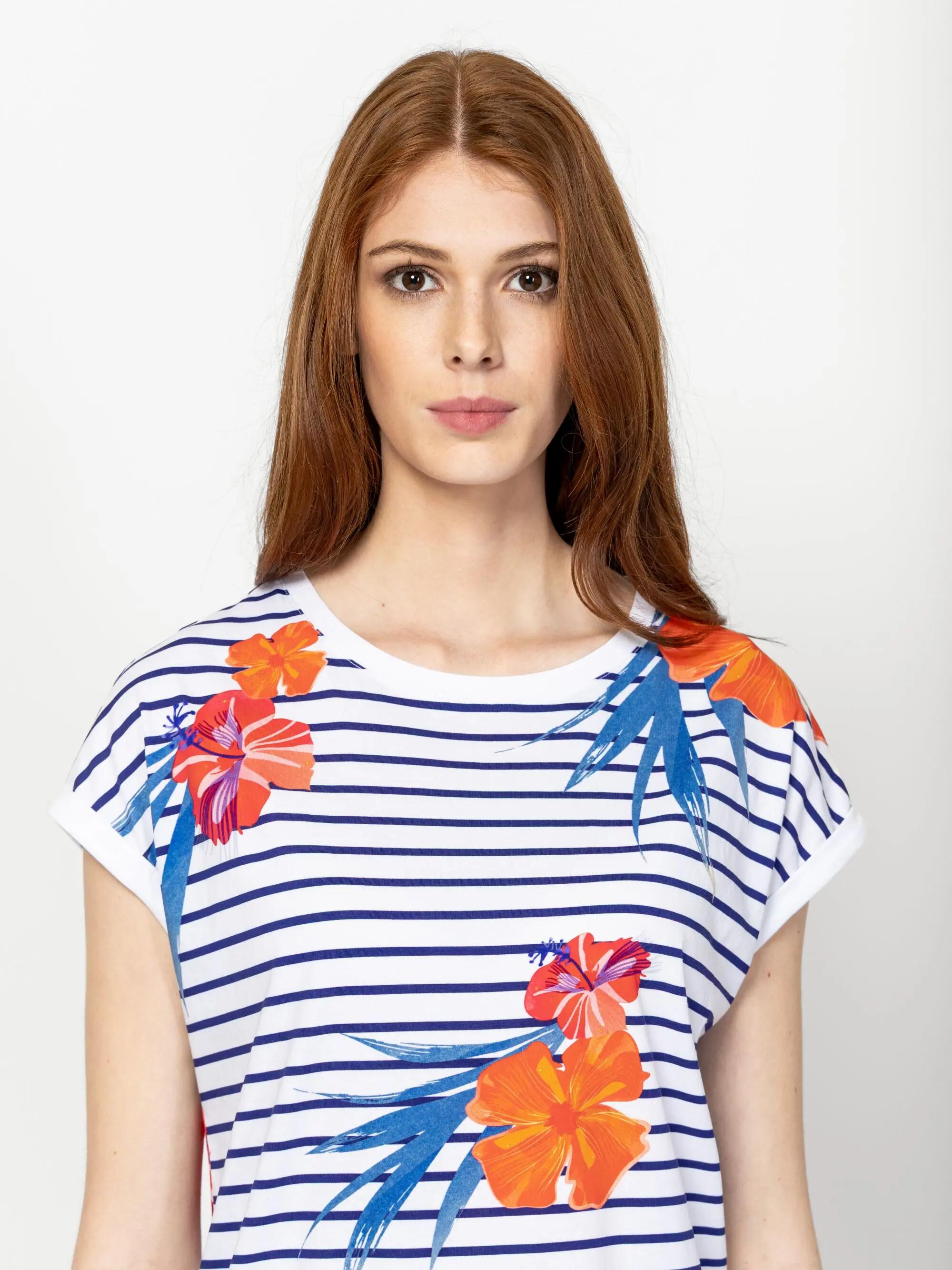 Tricou cu mânecă scurtă pentru femei MIMAYA 2/5