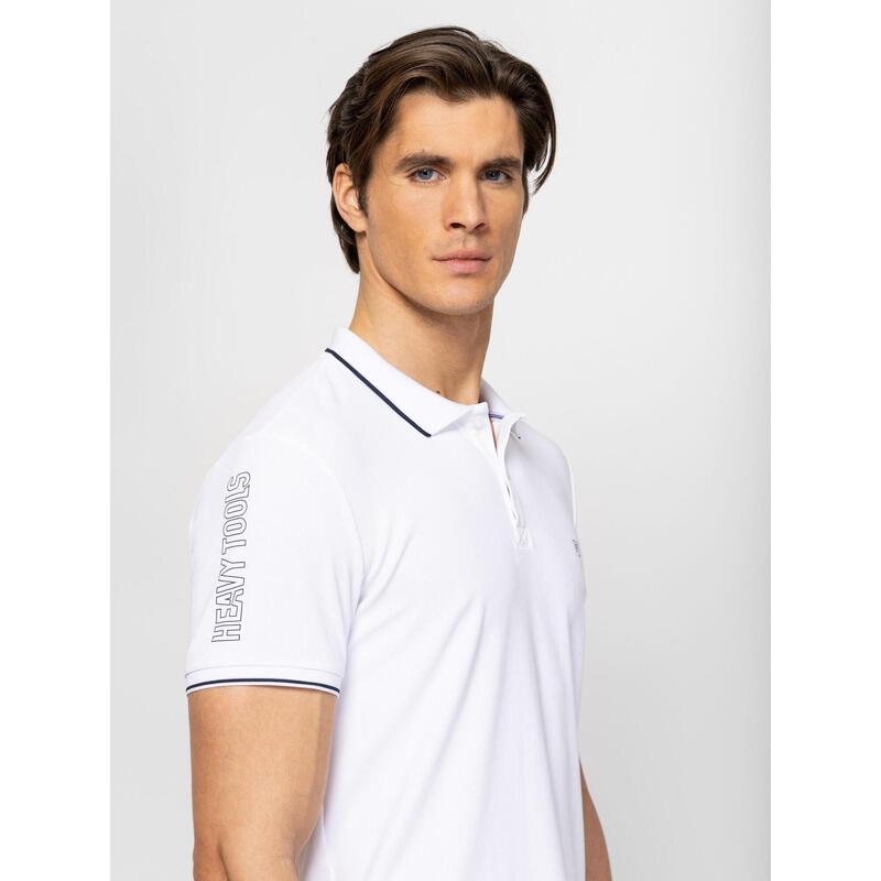 Tricou cu mânecă scurtă, cu guler, pentru bărbați DERMOS26