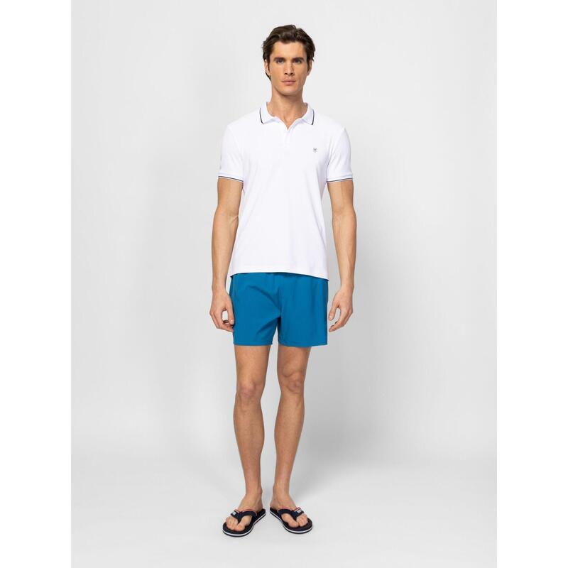 Tricou cu mânecă scurtă, cu guler, pentru bărbați DERMOS26
