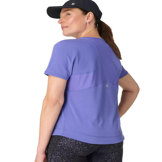 SWEATY BETTY Sweaty Betty Breathe Easy Mesh T-Shirt AURA BLAUW L