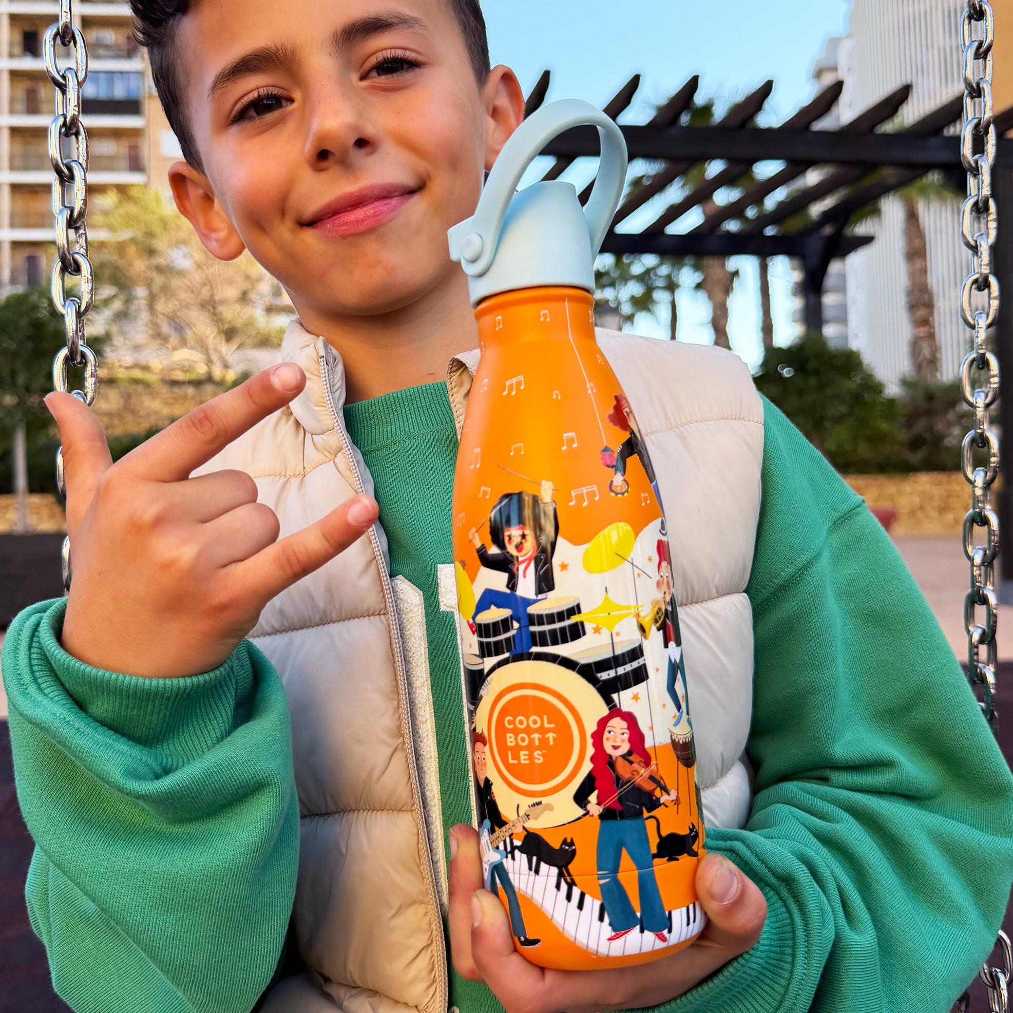 Botella Térmica para niños Cool Bottles. Con envío gratis. Music Beat 350ml 5/5