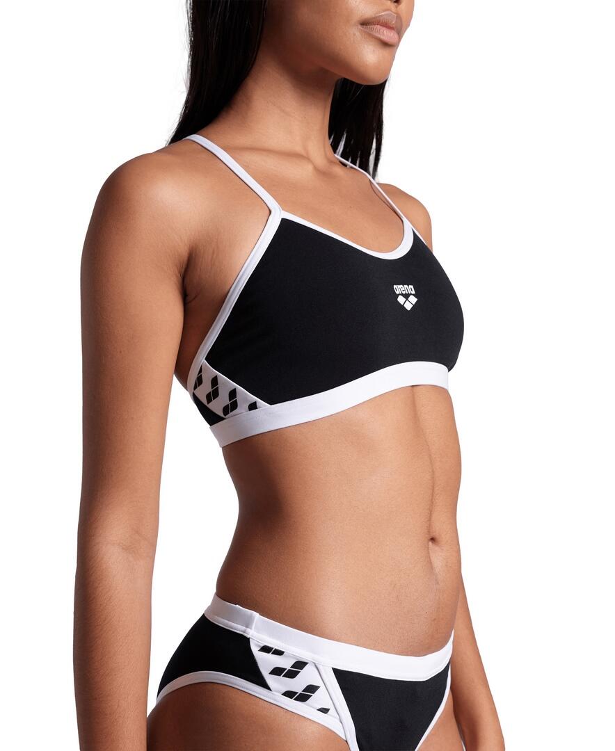 Strój kąpielowy dwuczęściowy damski Arena Icons Bikini Cross Back Solid 3/7