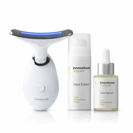 Pack masseur, sérum et crème visage Rice InnovaGoods