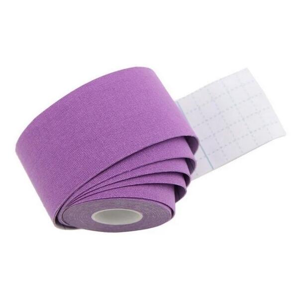 Rotolo Viola Pastello Nastro Taping Strapping Sportivo Kinesiologico 2/7