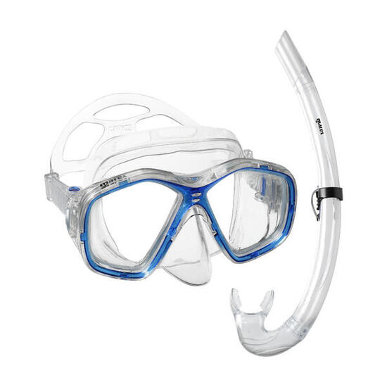 Combo Snorkeling Adulte Tapu Masque Double Lentille Tuba Ergonomique