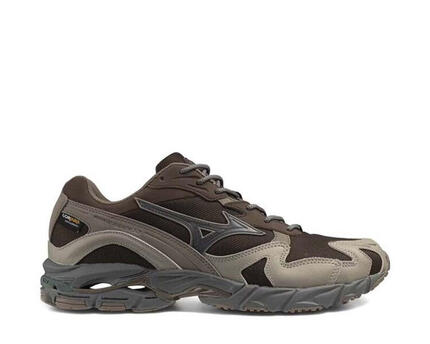 Baskets Mizuno modèle Mizuno Wave Rider 10 Cordura "Chicory Coffee" pour homme