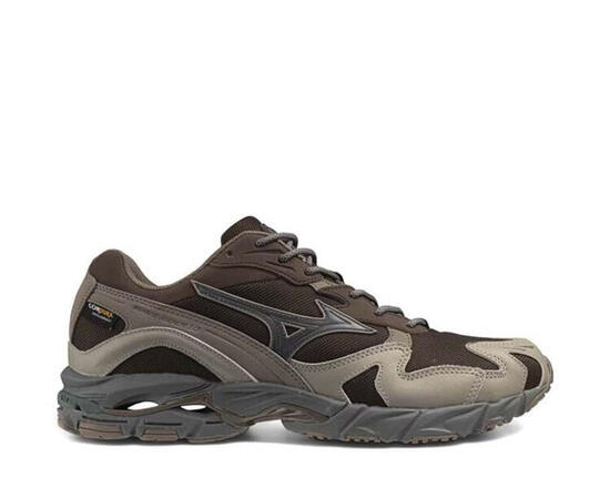 Baskets Mizuno modèle Mizuno Wave Rider 10 Cordura "Chicory Coffee" pour homme