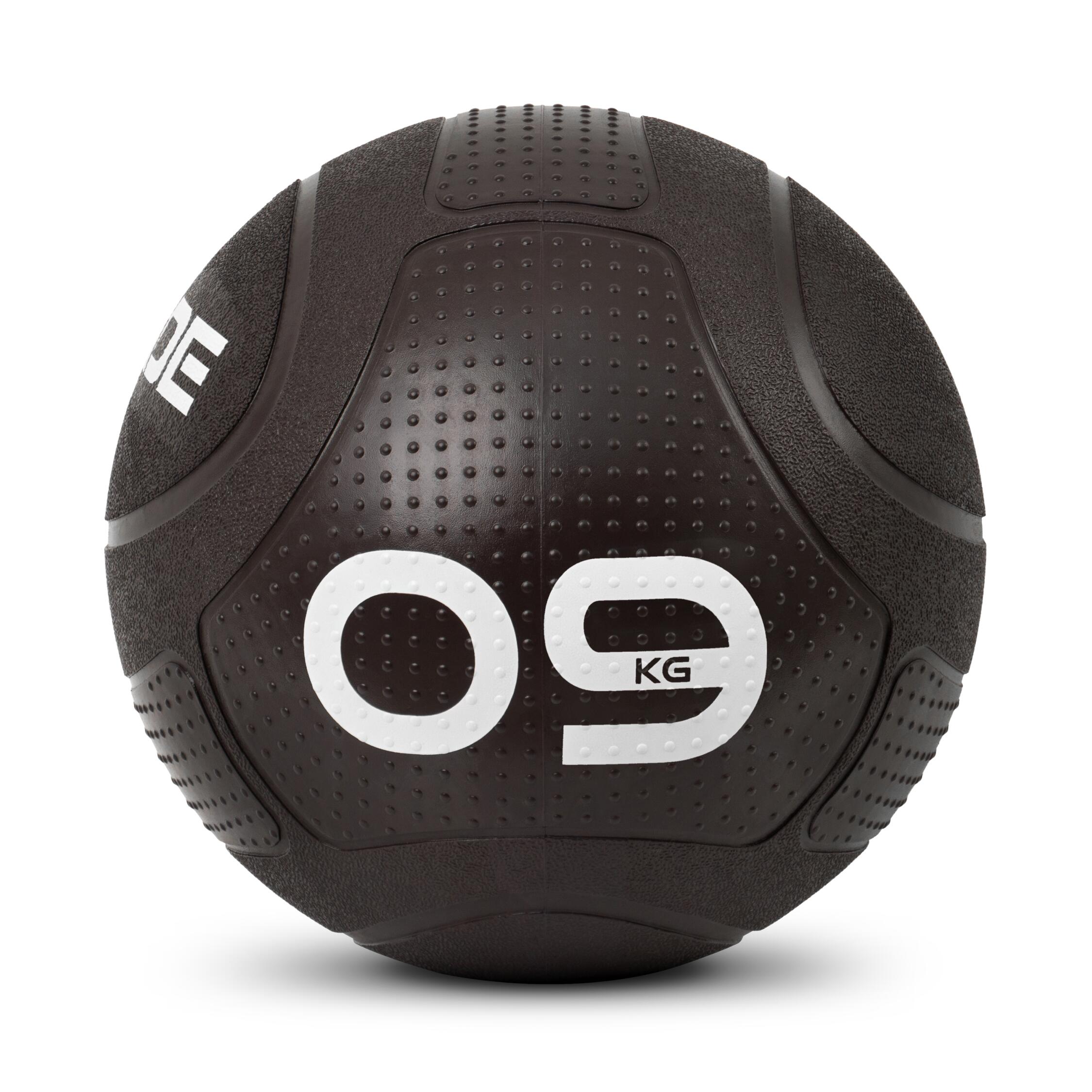 2-IN-1 9KG Medicine & Slam Ball DARK CHOCOLATE - IRONTEC