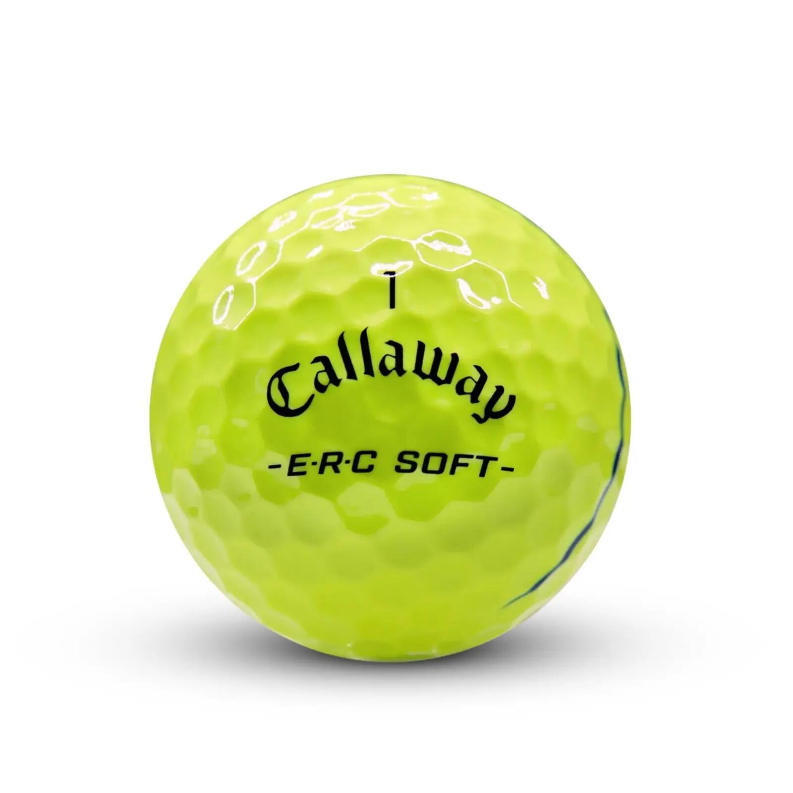 Segunda Vida - 25 Bolas de Golf Callaway Erc Soft Yellow -A- Excelente estado 2/3