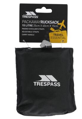 2058 Trespass Reverse - Zaino ripiegabile nero