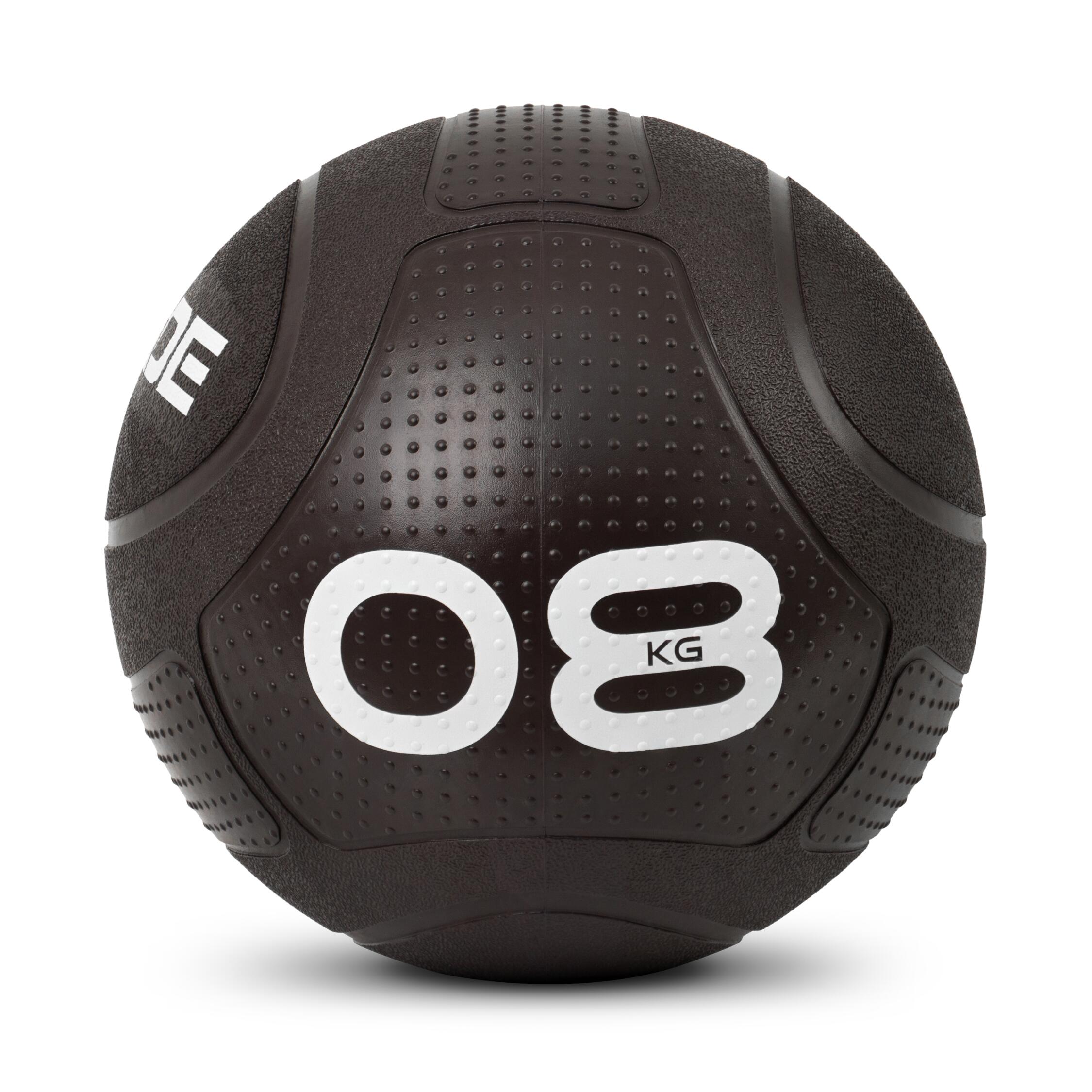 2-IN-1 8KG Medicine & Slam Ball DARK CHOCOLATE - IRONTEC