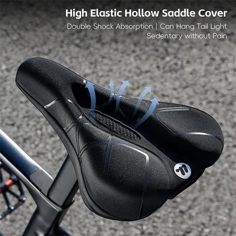 Coprisella per bici in silicone - regolabile, nero, cm 4/7