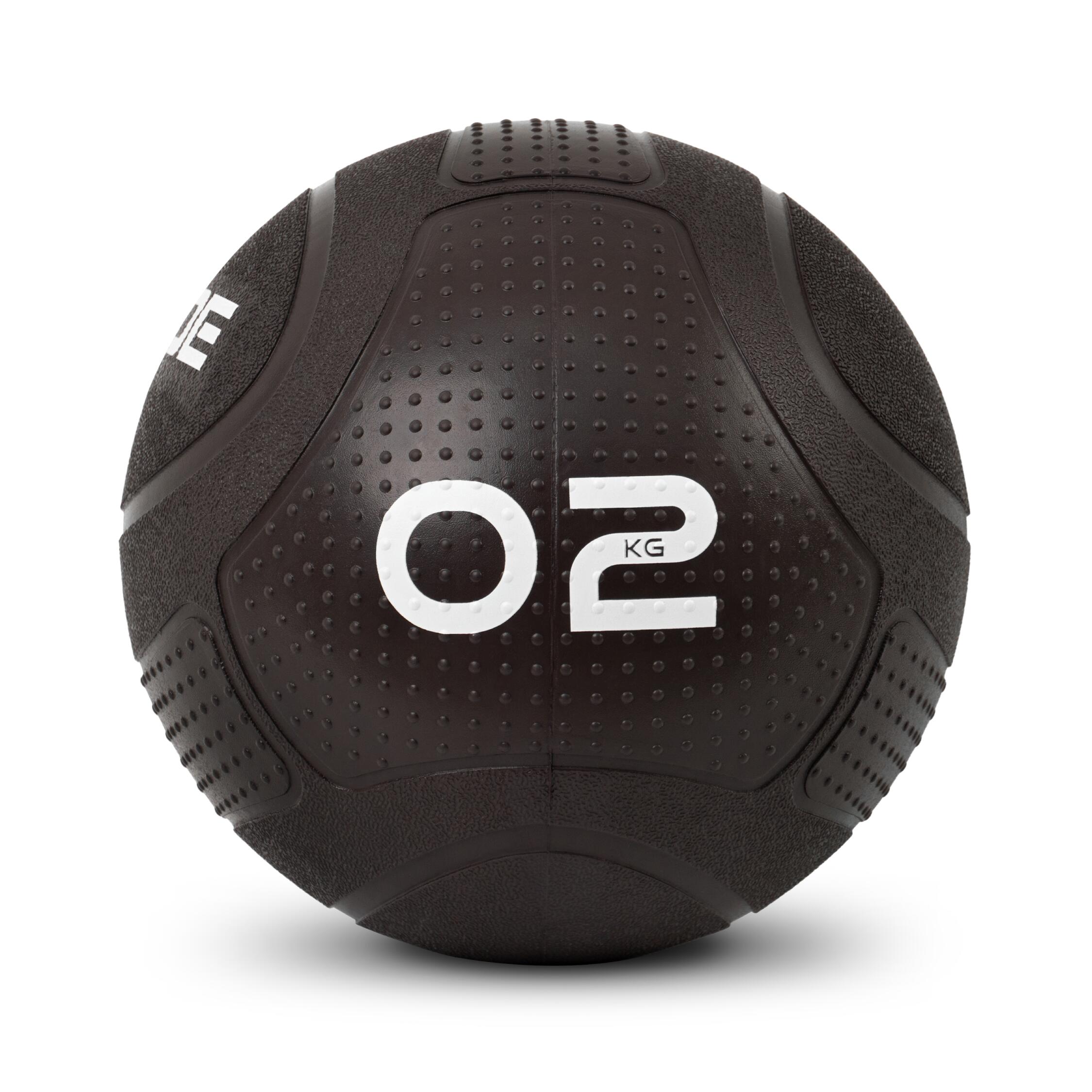 [PRE-ORDER 30 DAYS] 2-IN-1 2KG Medicine & Slam Ball DARK CHOCOLATE - IRONTEC