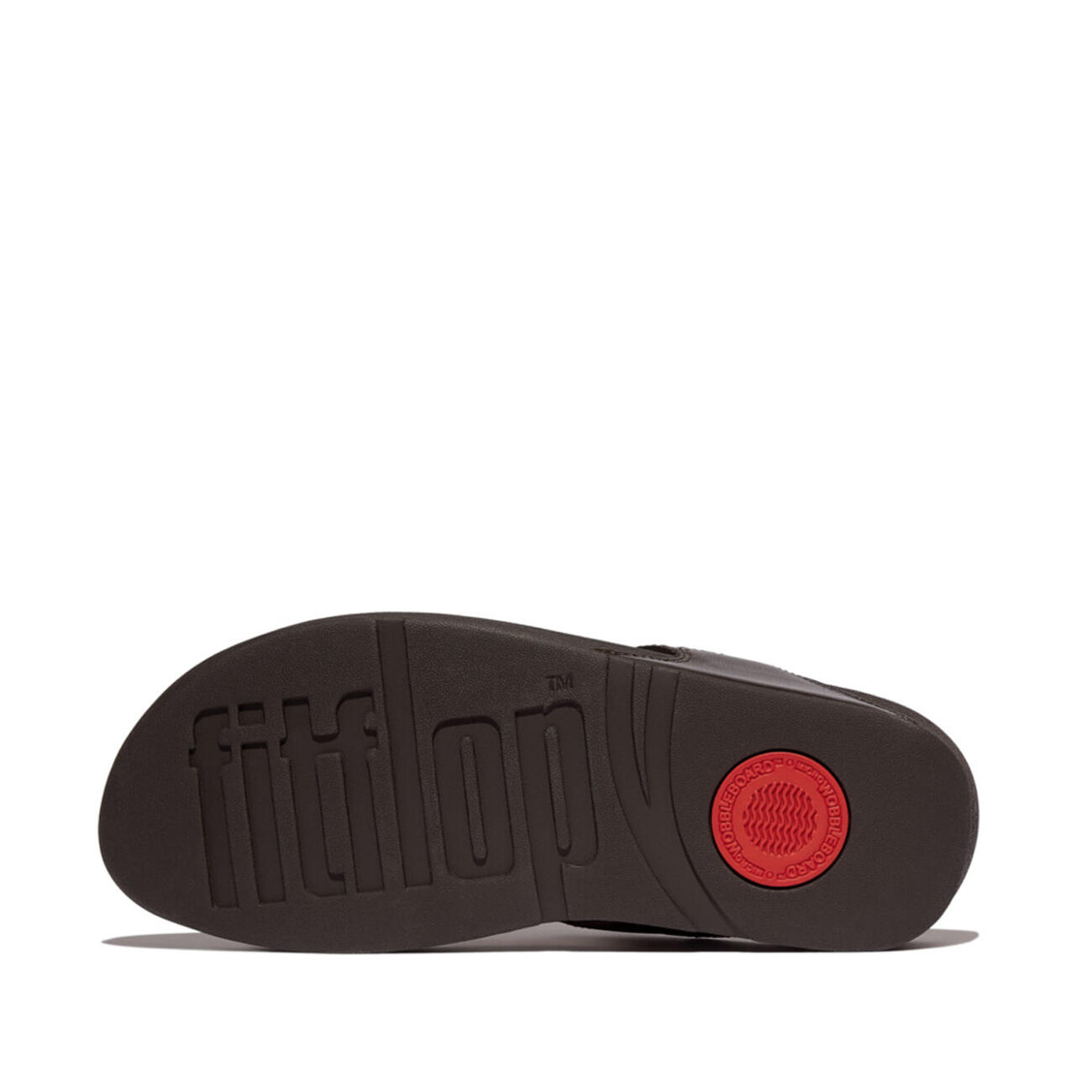 FITFLOP Lulu Lederen Teenslipper - Microwobbleboard-zool technologie  METALLIC 4/7