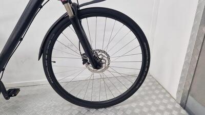 Hybridefiets gebruikt - framemaat 59 cm, 30 versnellingen, zwart