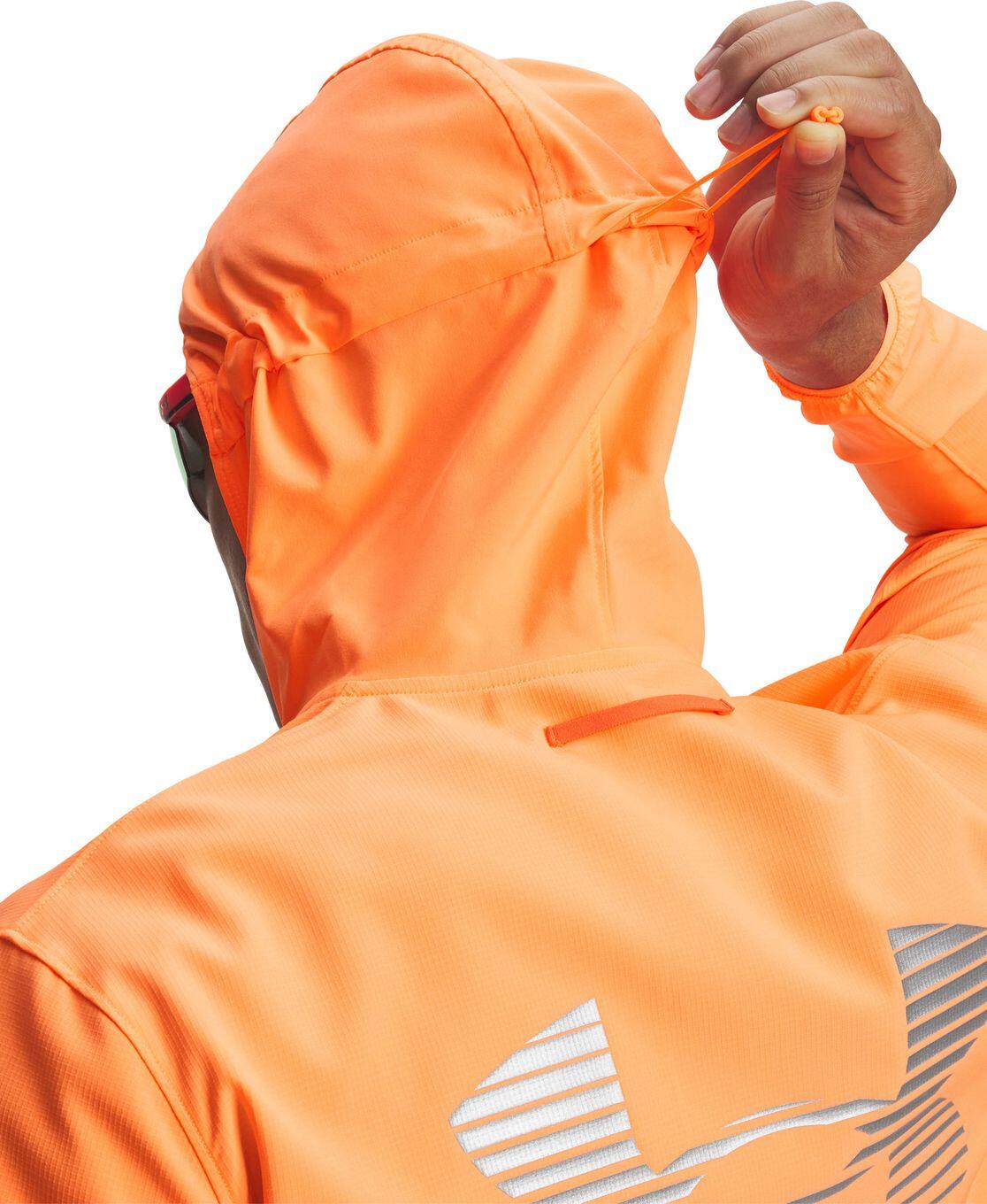 Veste Imperméable Under Armour Velociti Pro Storm Orange Homme 3/3