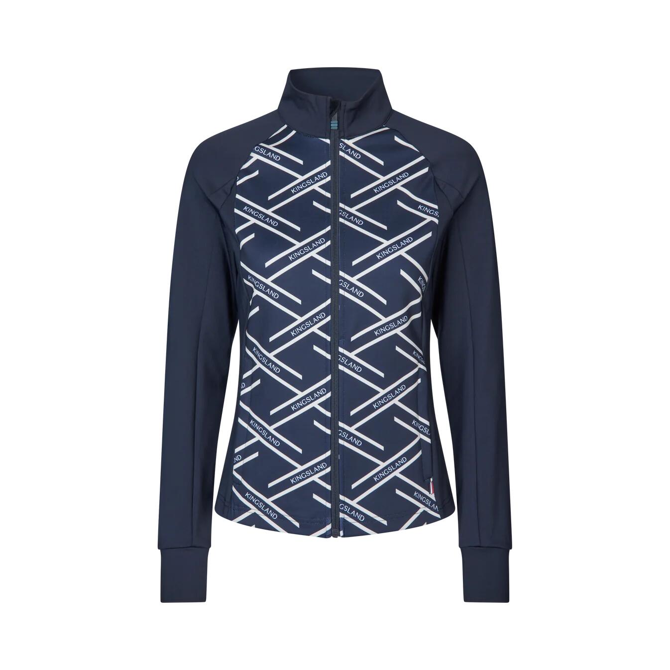 KLNABIA DAMEN TRAININGSJACKE NAVY 1/2