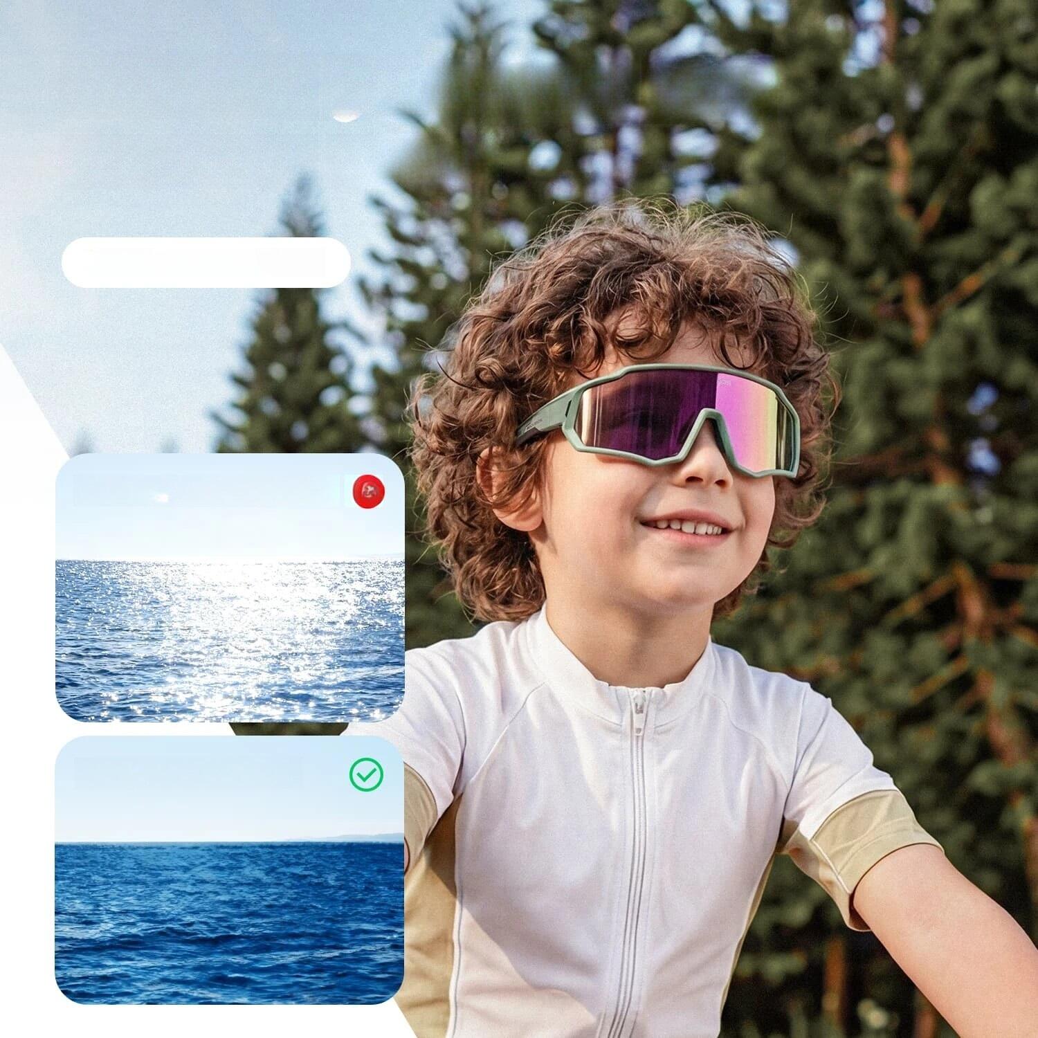 Lunettes de soleil confort pour enfant SP383 ROCKBROS 2/2