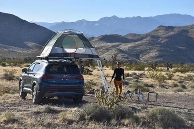 CampUp Karma – Rack da Tetto e Base per Tenda - Made in Italy - Original