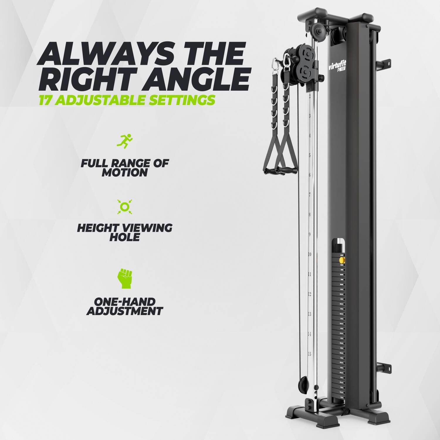 PL100 Single Pulley Station - Kabelstation - 75 kg 4/7
