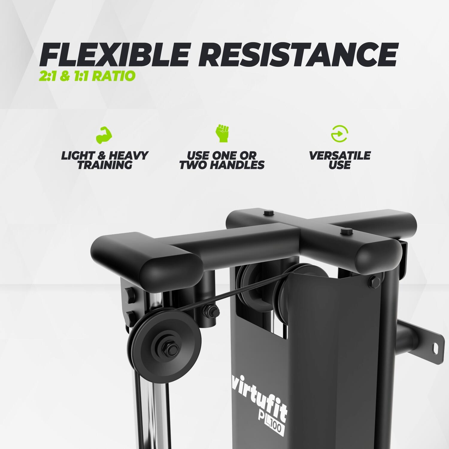 PL100 Single Pulley Station - Kabelstation - 75 kg 6/7