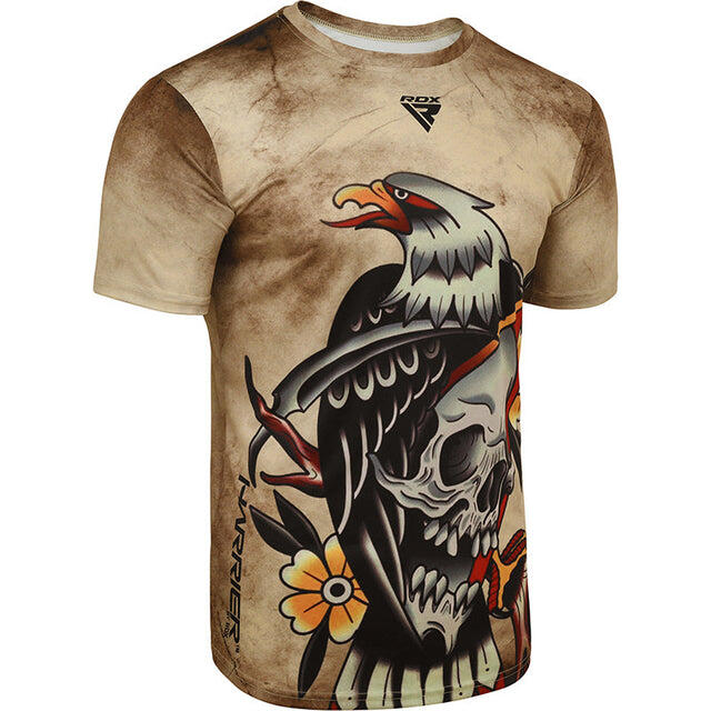 Harrier Tattoo T-Shirt - t-shirt d'arts martiaux - tête de mort - design 2/3