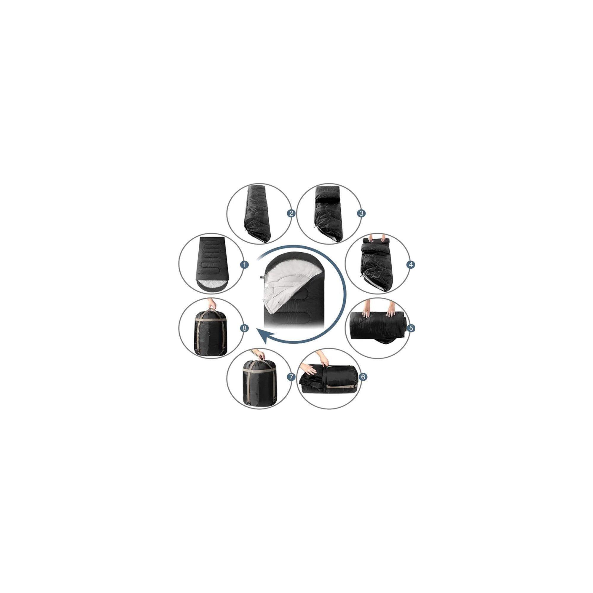 ŚPIWÓR OASIS 250 KS3121-BLACK