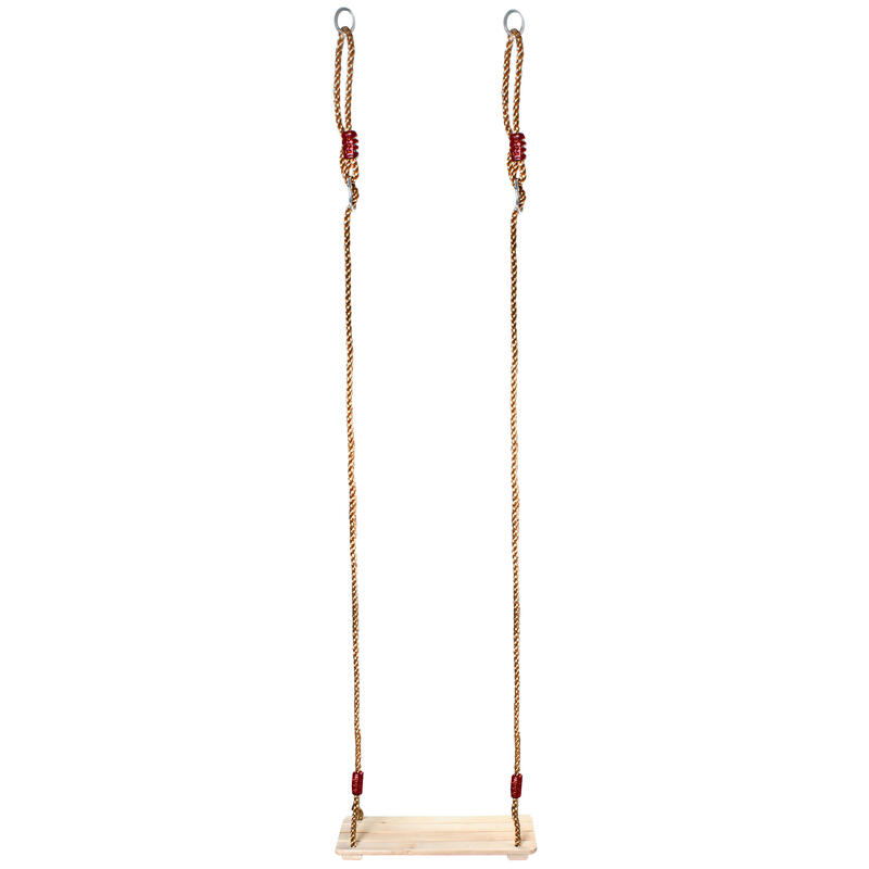 Leagăn din lemn pentru copii cu frânghie de 170 cm