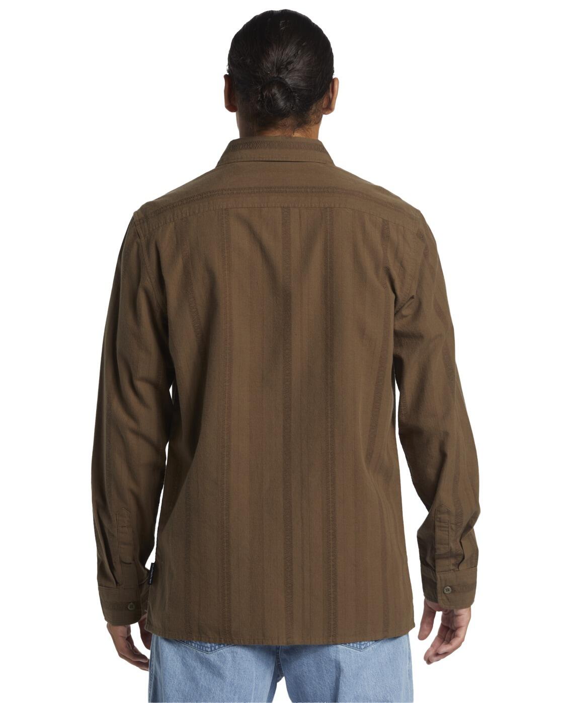 Chemise à manches longues WAVERLY Marron Homme 2/4