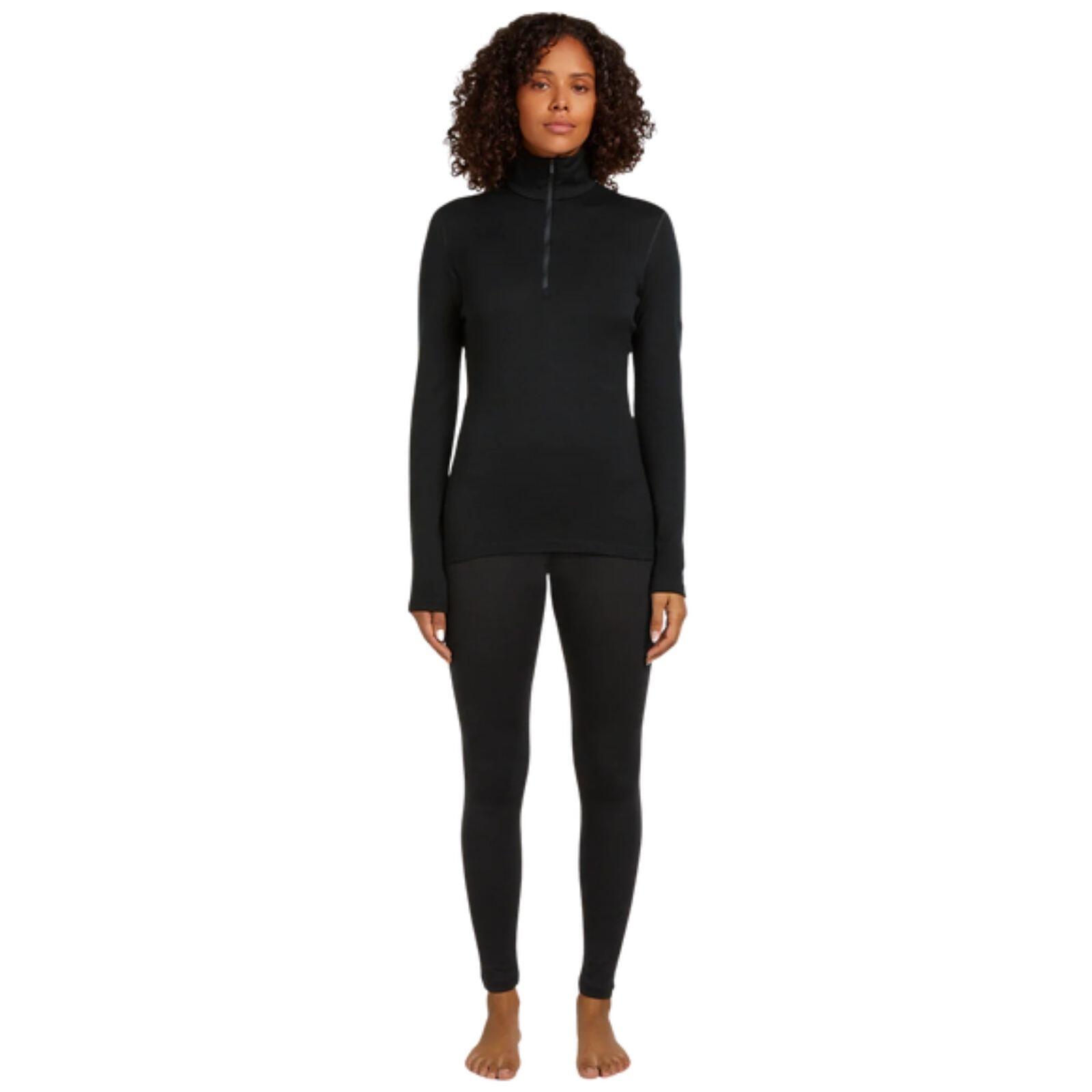 Technical Baselayer Top Icebreaker Women Merino 260 Tech LS Half Zip 2025 3/7
