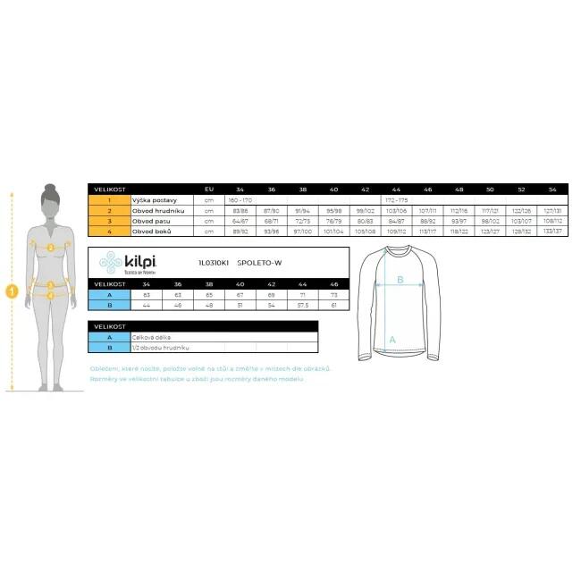 Maillot fonctionnel à manches longues pour femme Kilpi SPOLETO-W 3/4