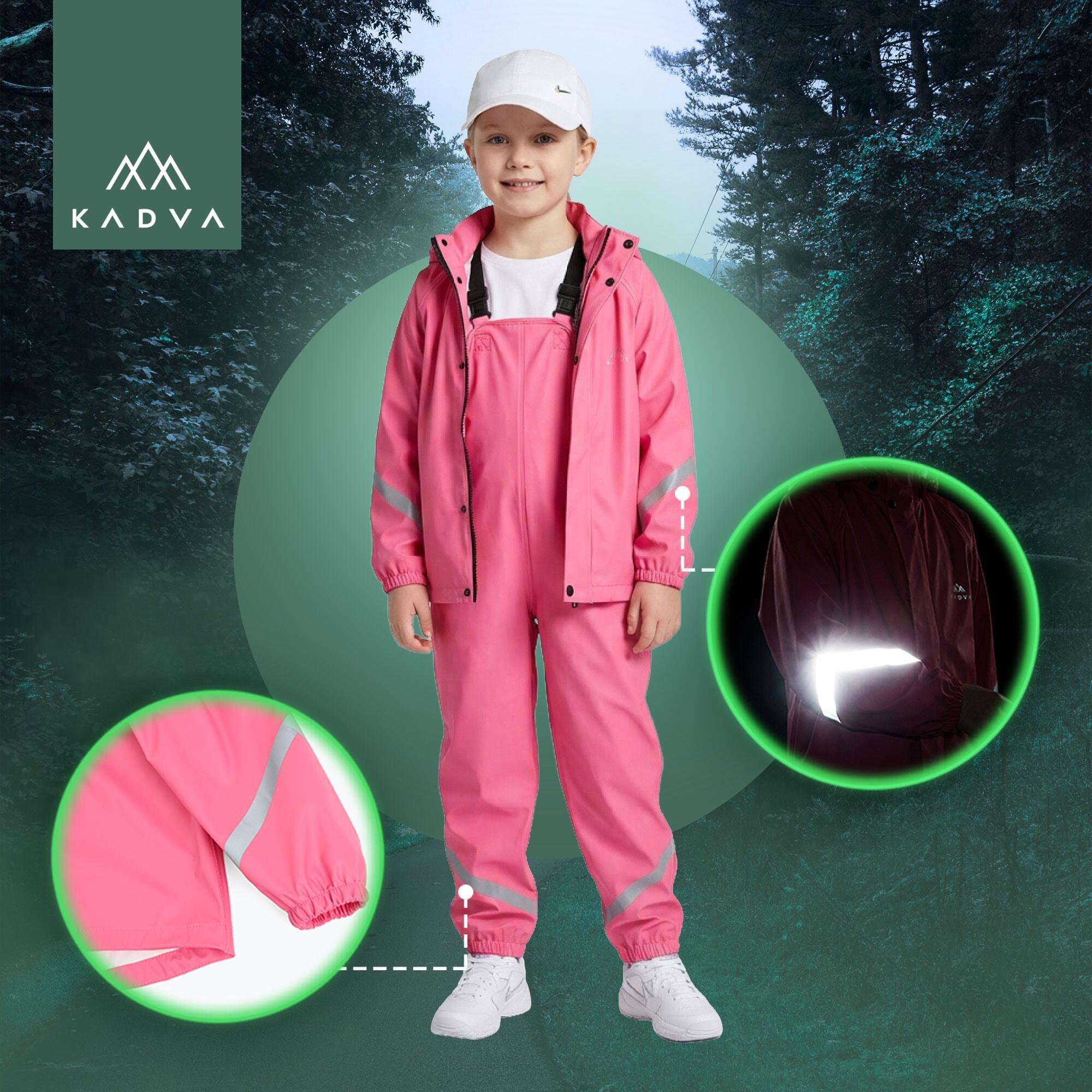 Kurtka przeciwdeszczowa dziecięca KADVA AquaLock JR membrana 3/7