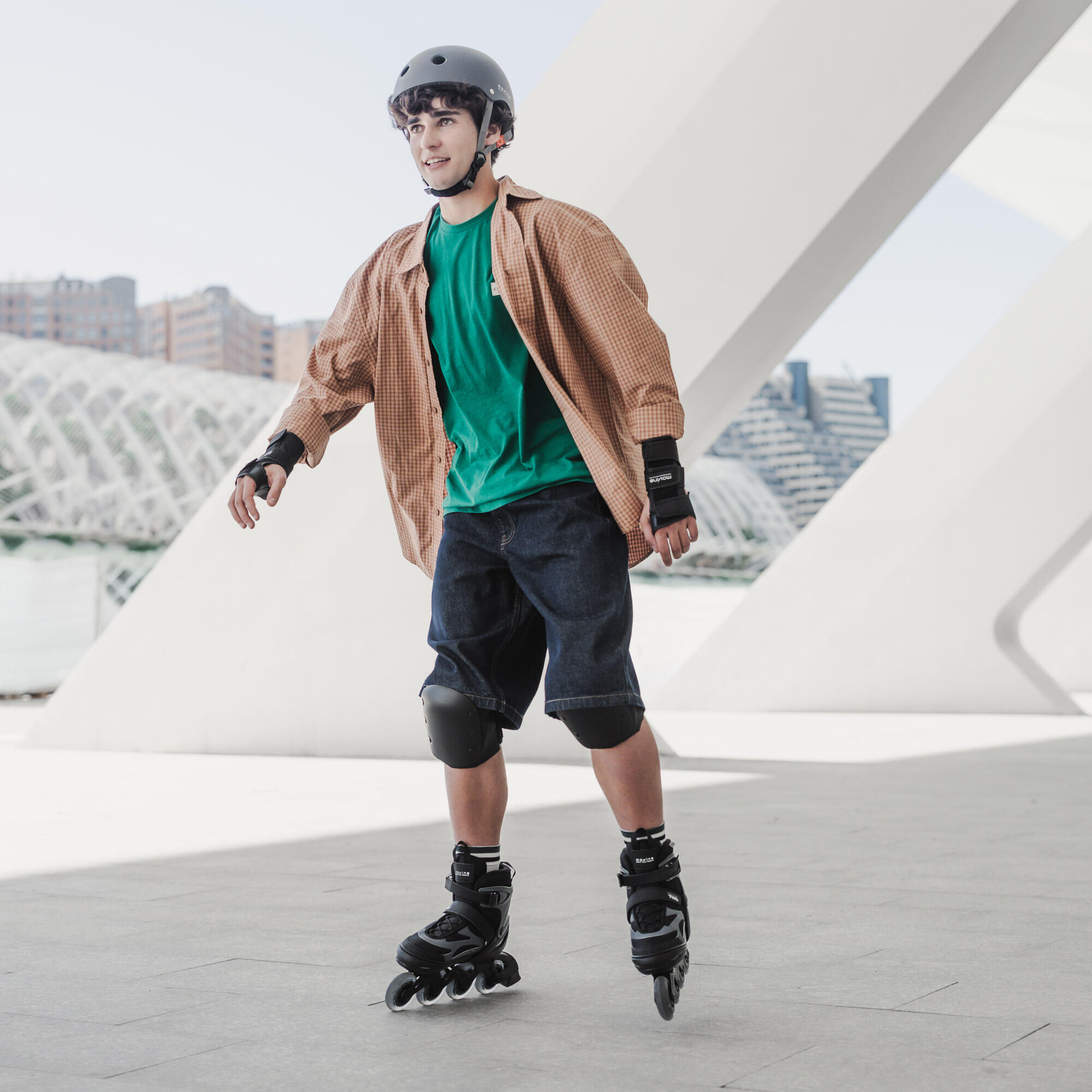 Patines fitness hombre regulables Movino Cruzer Two 9808 3/8