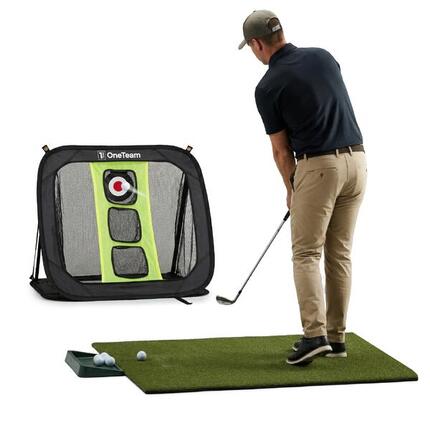 OneTeam Zone mini zwarte doelmat voor precisietraining