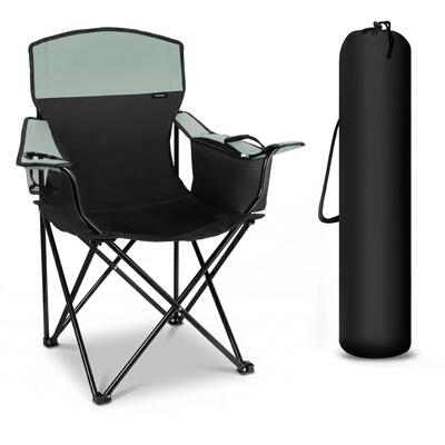 Campingstoel angler cool zwart/groen