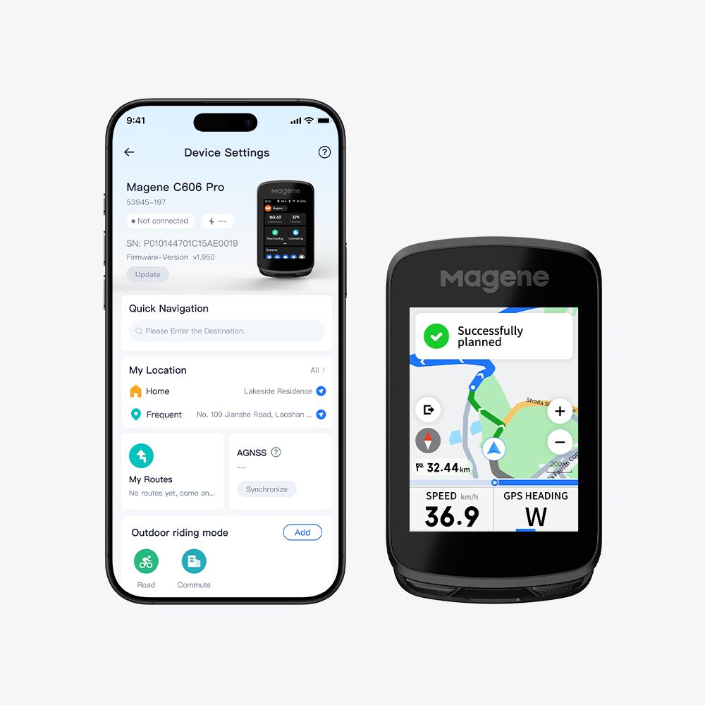 Ciclocomputador Inteligente GPS C606 PRO Magene 7/7