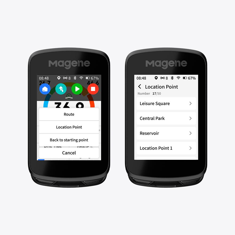Ciclocomputador Inteligente GPS C606 PRO Magene 4/7