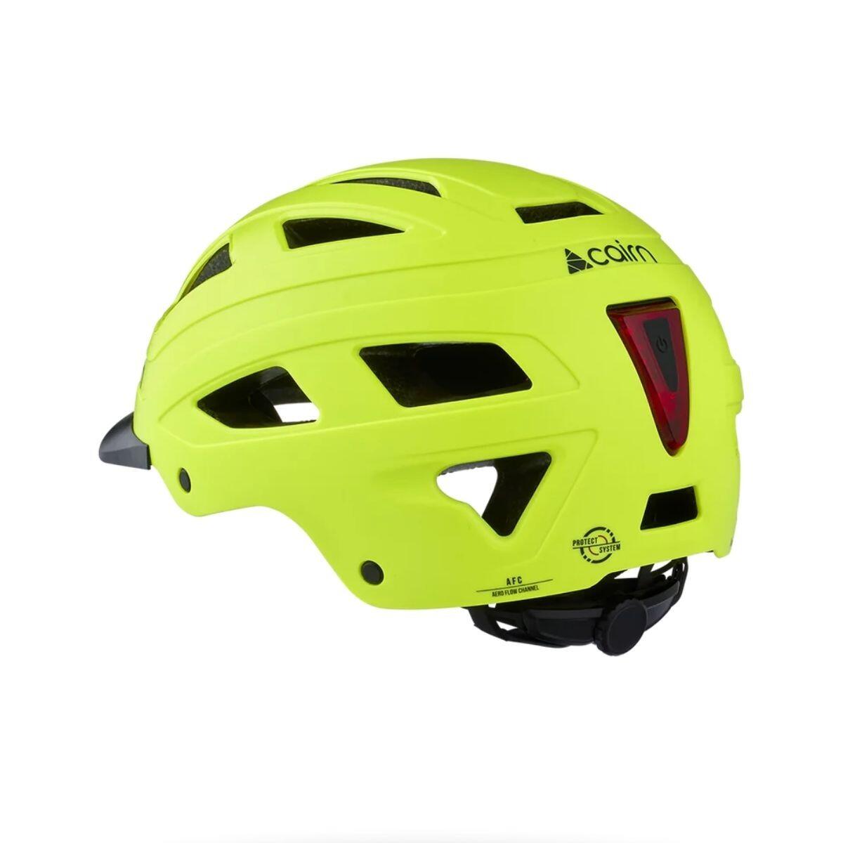 Casque de vélo Clarke - Homme - Jaune fluo 2/3