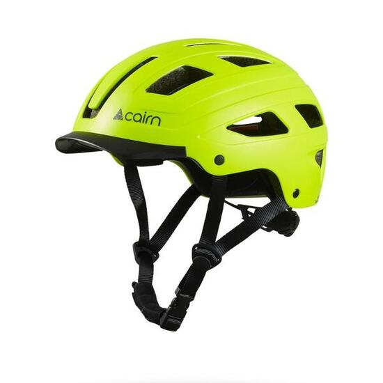 Casque de vélo Clarke - Homme - Jaune fluo