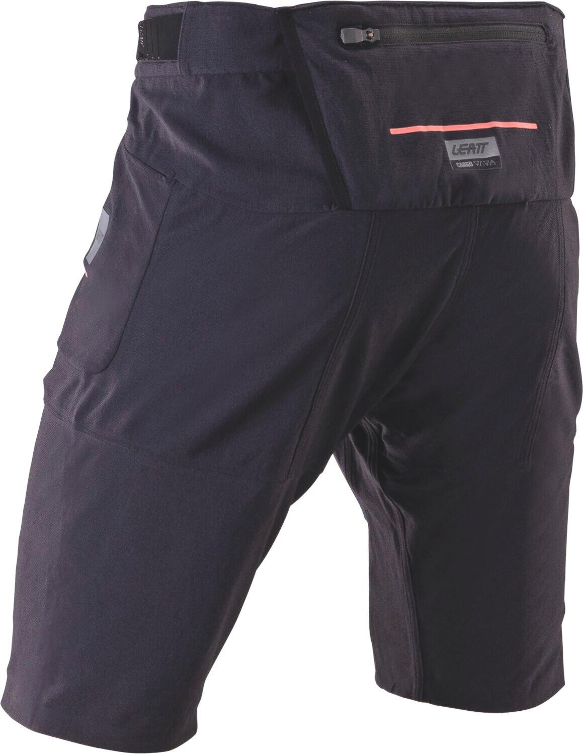Spodenki rowerowe męskie Leatt MTB Trail 6.0 Cargo ghost black 2/4