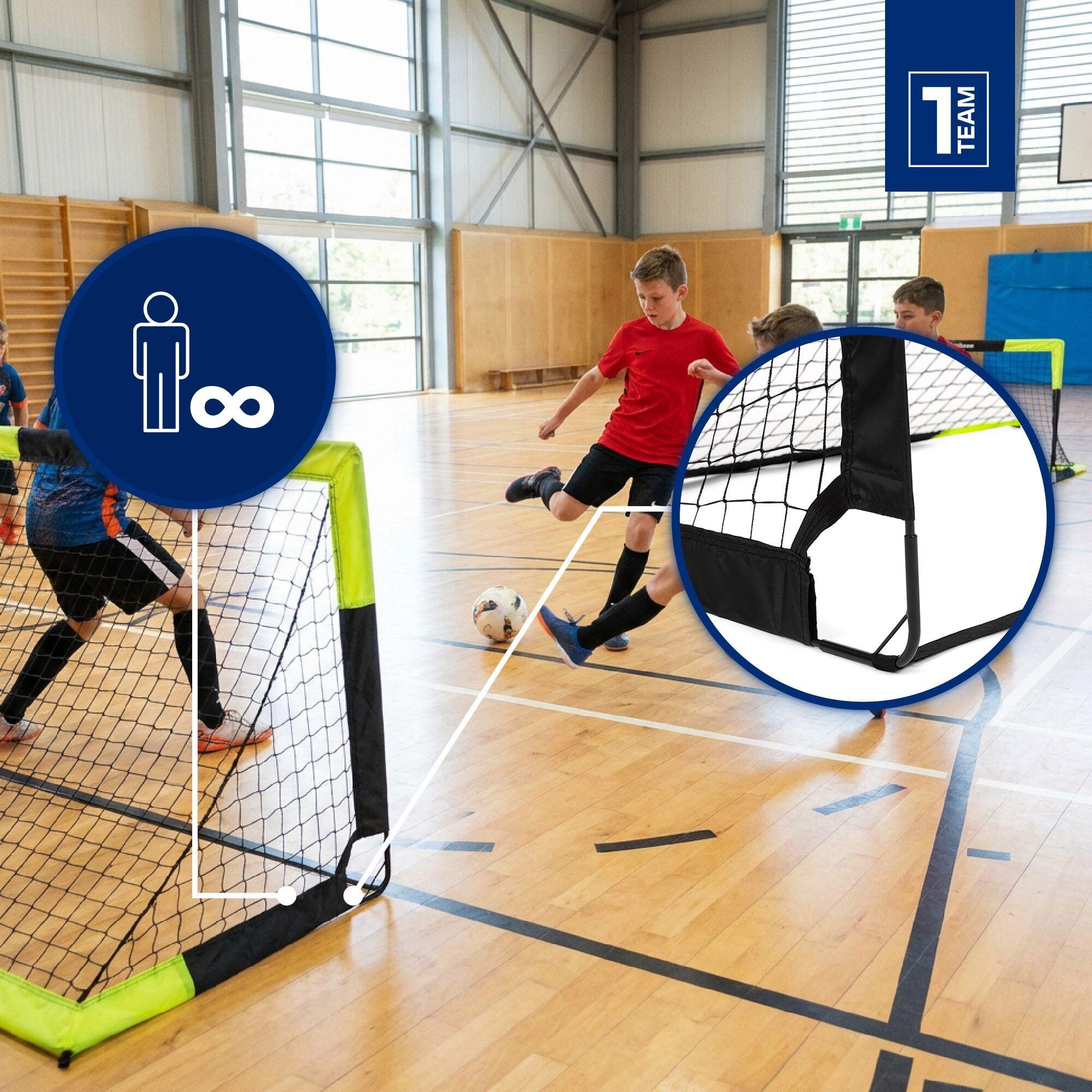 Bramki do piłki nożnej OneTeam Goalify Pop-Up czarny 3/7