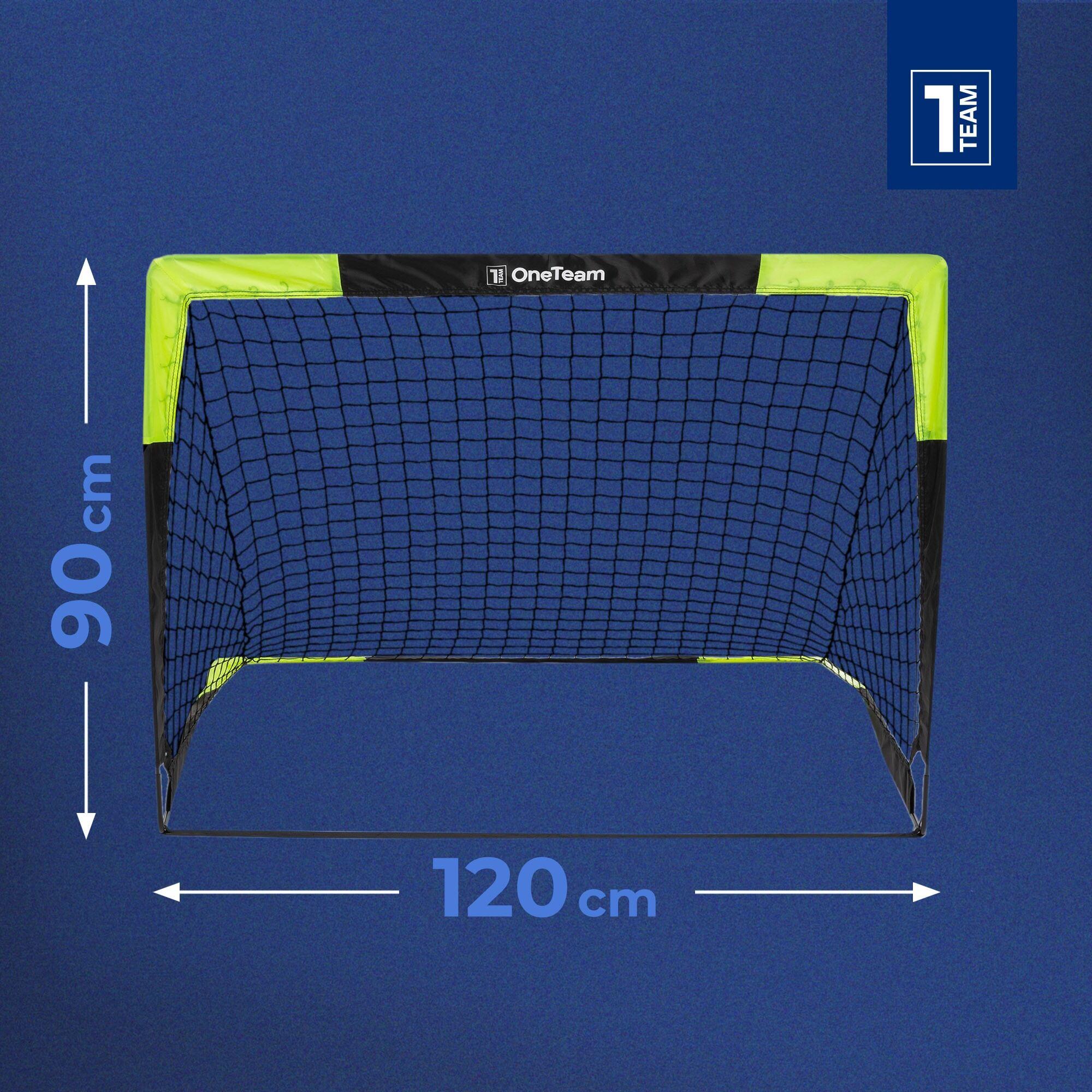 Bramki do piłki nożnej OneTeam Goalify Pop-Up czarny 2/7