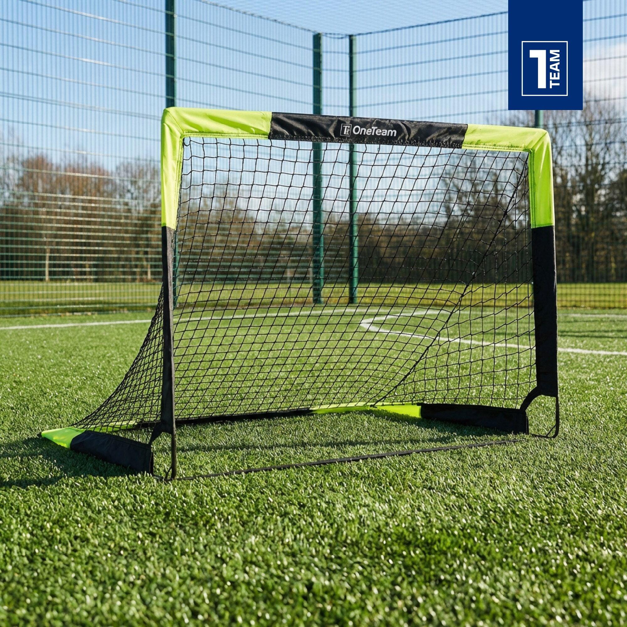 Bramki do piłki nożnej OneTeam Goalify Pop-Up czarny 7/7
