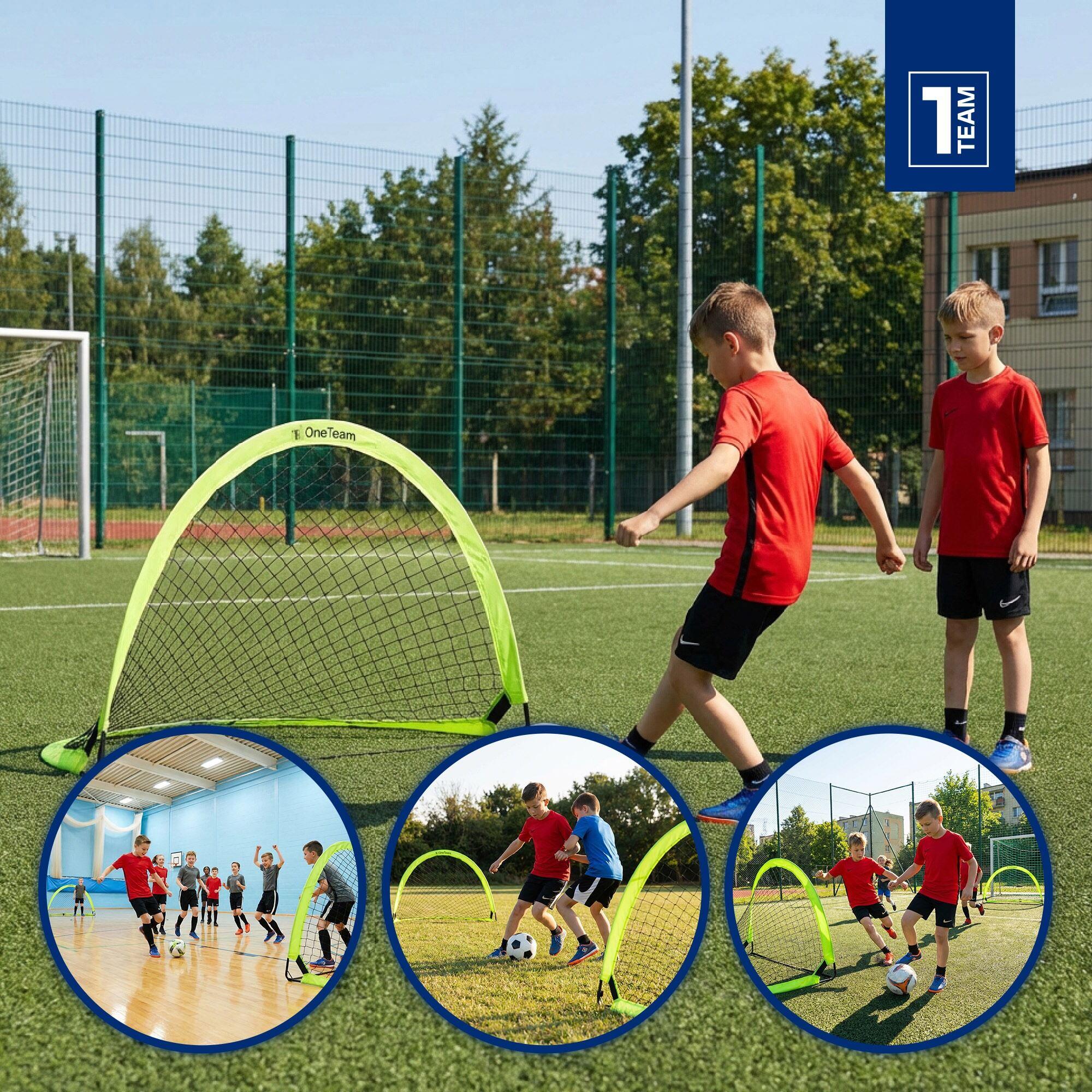 Porte da calcio OneTeam Ballon Pop-Up verde 5/7