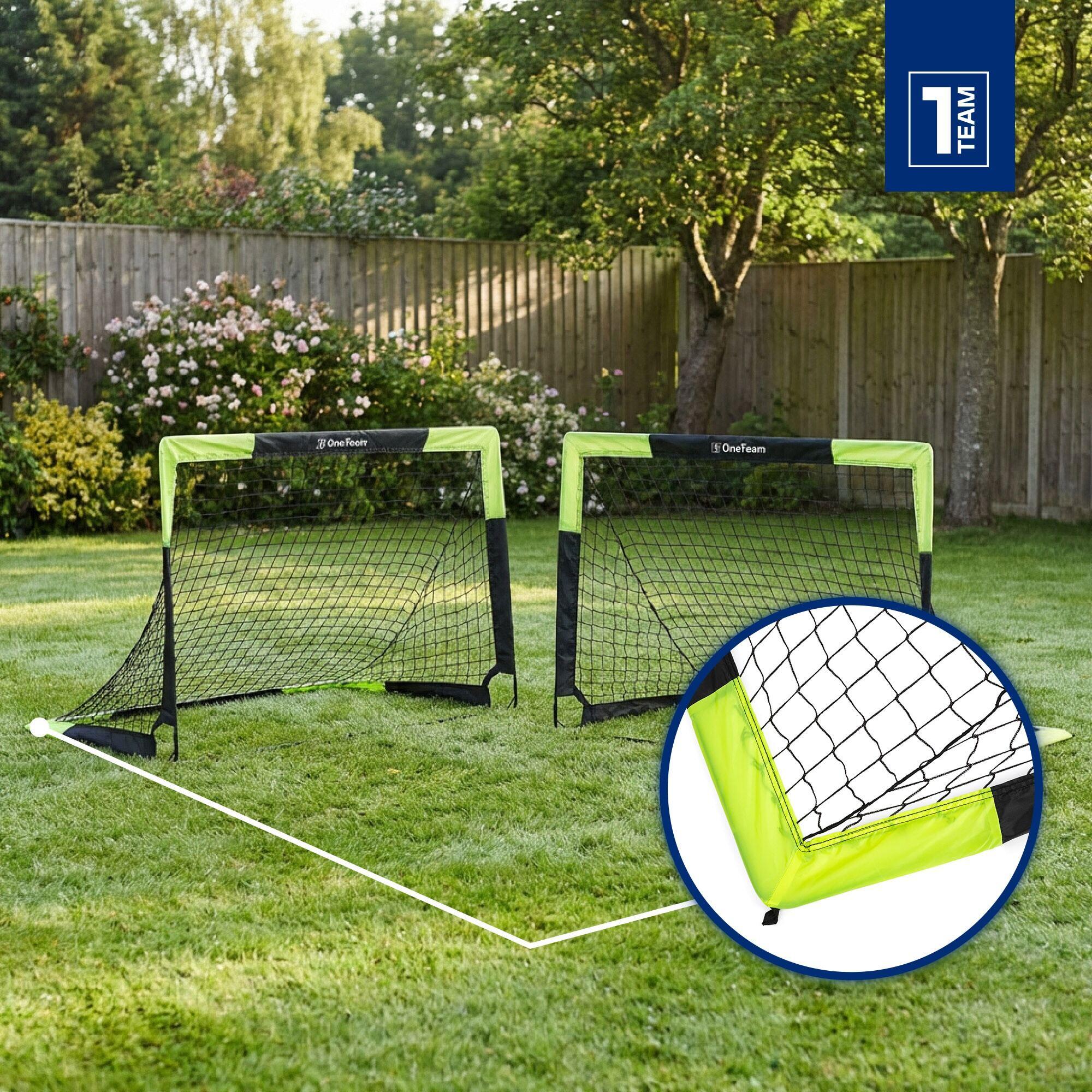 Bramki do piłki nożnej OneTeam Goalify Pop-Up czarny 4/7