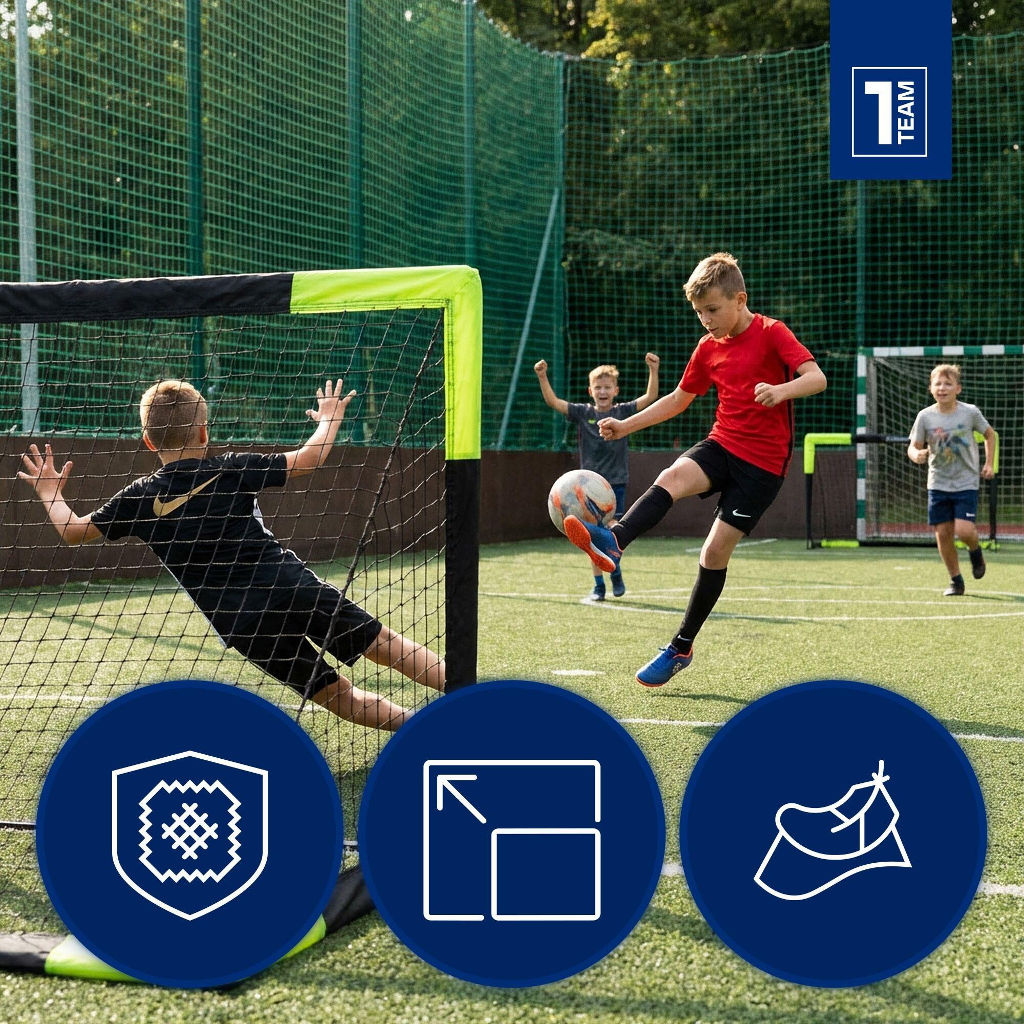 Bramki do piłki nożnej OneTeam Goalify Pop-Up czarny 6/7